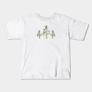 Many Sheep on a Cacti Kids T-Shirt